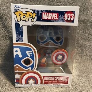 Gingerbread Captain America Pop socket